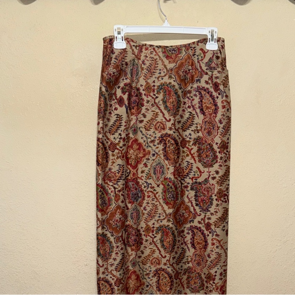 Sundance Multicolor Paisley Maxi Skirt